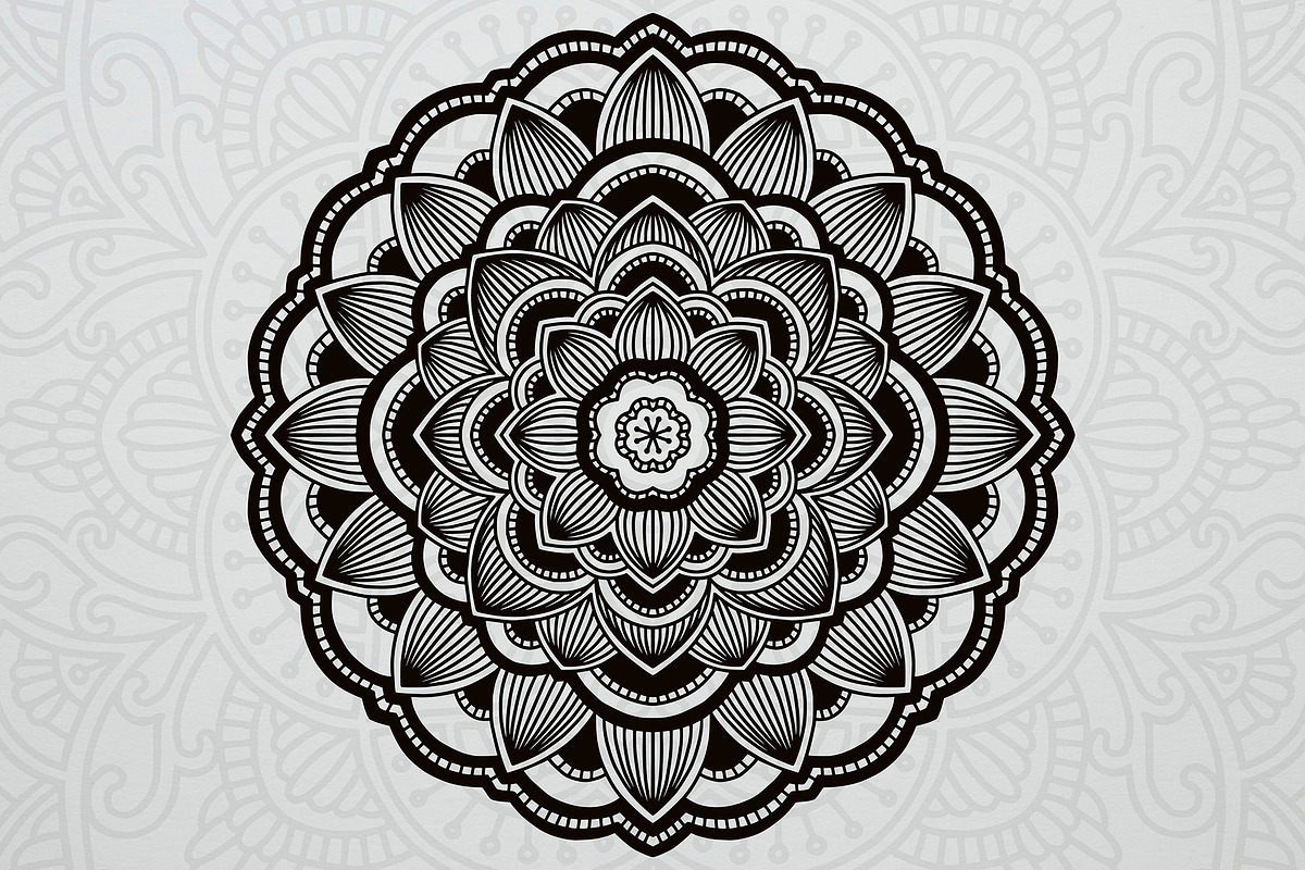 Mandalas set, a Decorative Illustration by Krolja (Photo 9 of 9)