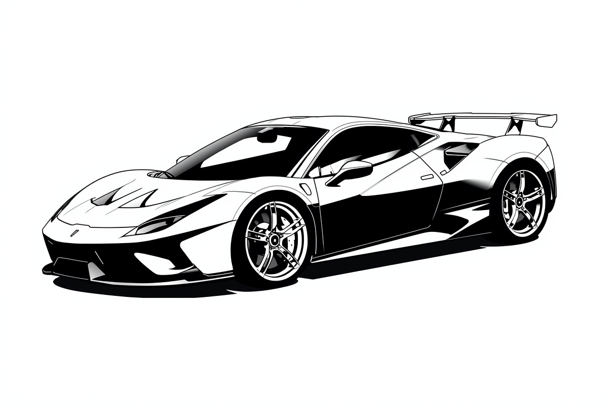 Racing Car Silhouette Bundle, an Illustration by Gfx_Store (Photo 3 of 9)