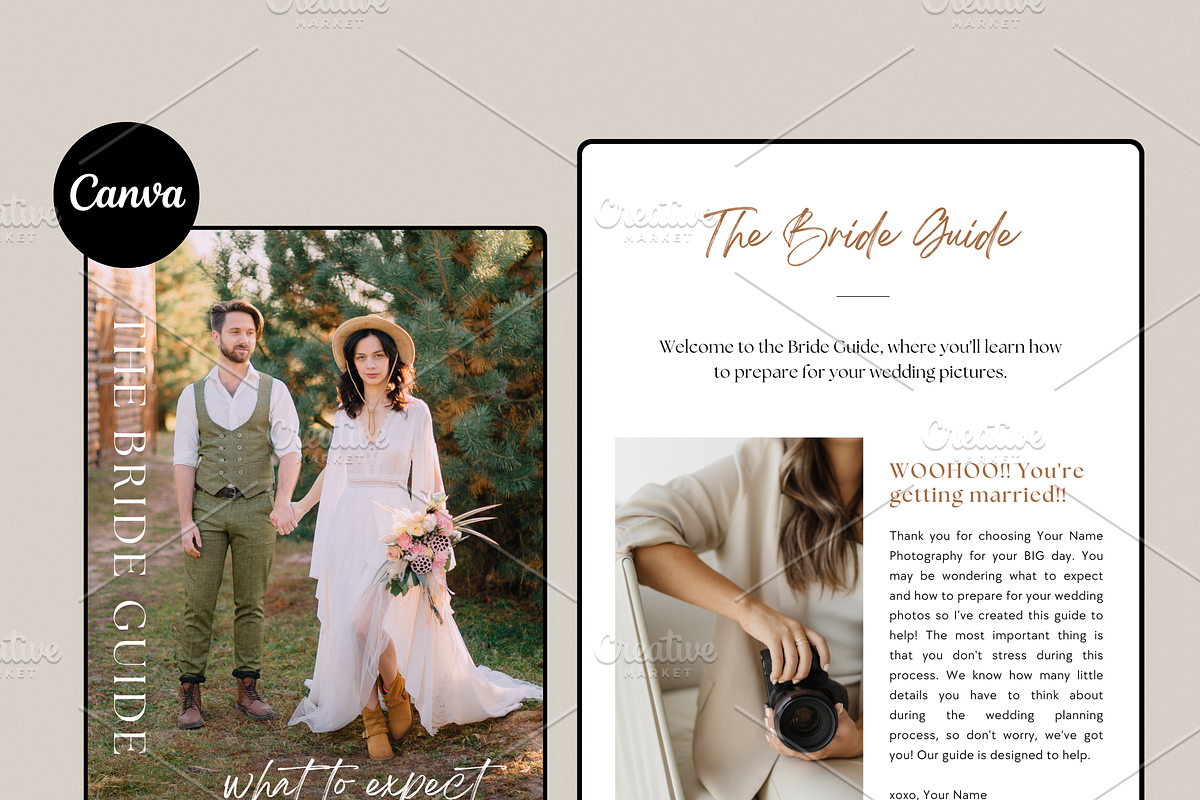 Wedding Photography Client Guide, a Templates & Theme by Sweet Little Muse (Photo 1 of 5)