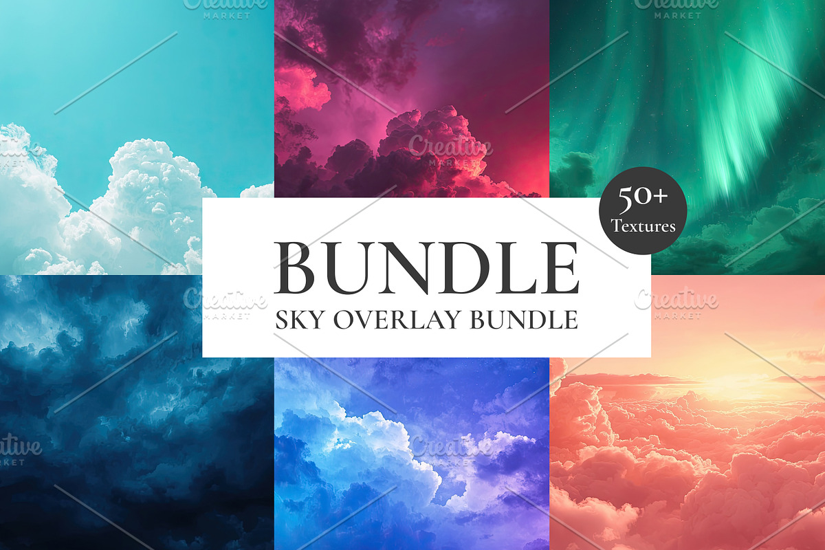 Sky Overlay Bundle, a Background Photo by M9 Design (Photo 1 of 13)