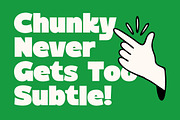 Chunk Font, a Font by Matsero (Thumbnail 8 of 10)