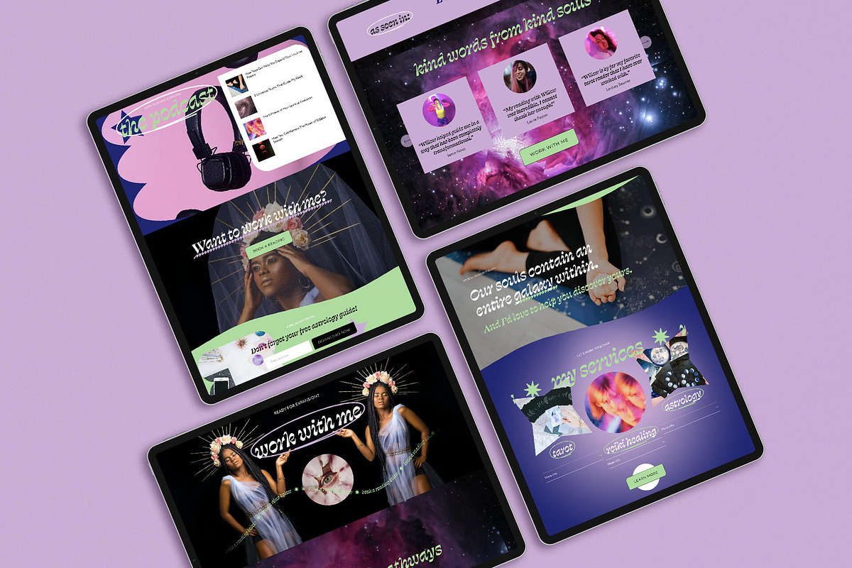 Stardust Squarespace Site Template, a Squarespace Template by The Humanista Co. (Photo 2 of 18)