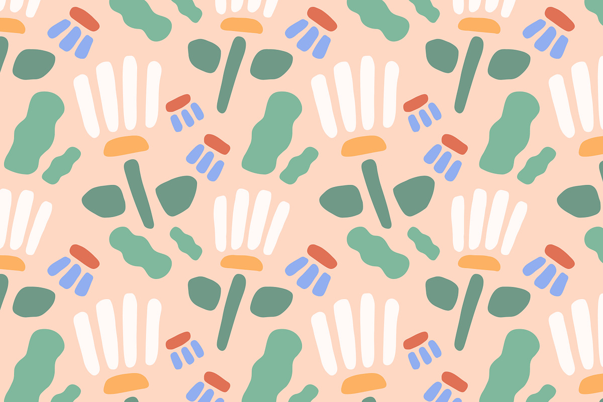 Abstract shapes seamless patterns, a Pattern Graphic by Good Studio (Photo 2 of 11)