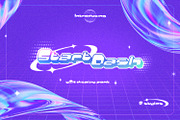 Start Dash - Y2K Display Font, a Sans Serif Font by tkzgraphic (Thumbnail 1 of 7)