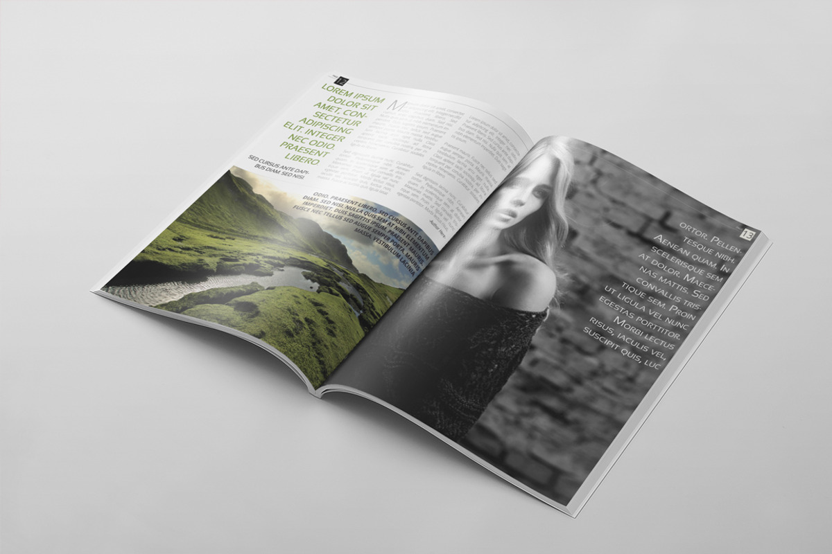 Magazine Template 14, a Magazine Template by pmvch (Photo 3 of 10)