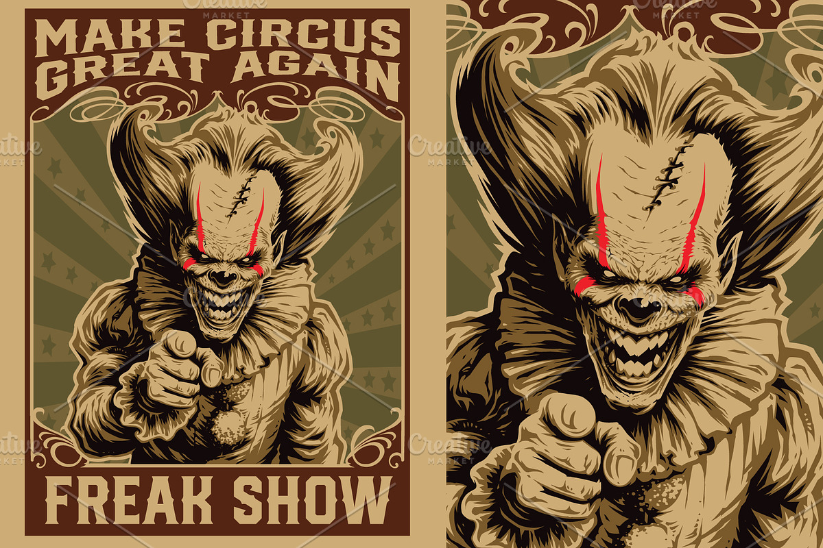 Make circus Great Again, an Illustration by daver2002ua (Photo 1 of 3)