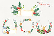 Watercolor  Christmas Collection, a Graphic by NinaBrai (Thumbnail 3 of 6)