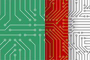 Circuit board Pattern, a Pattern Graphic by Volyk (Thumbnail 1 of 4)