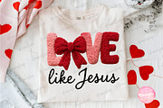 Love like jesus Valentine png, an Illustration by CreationArt (Thumbnail 5 of 6)
