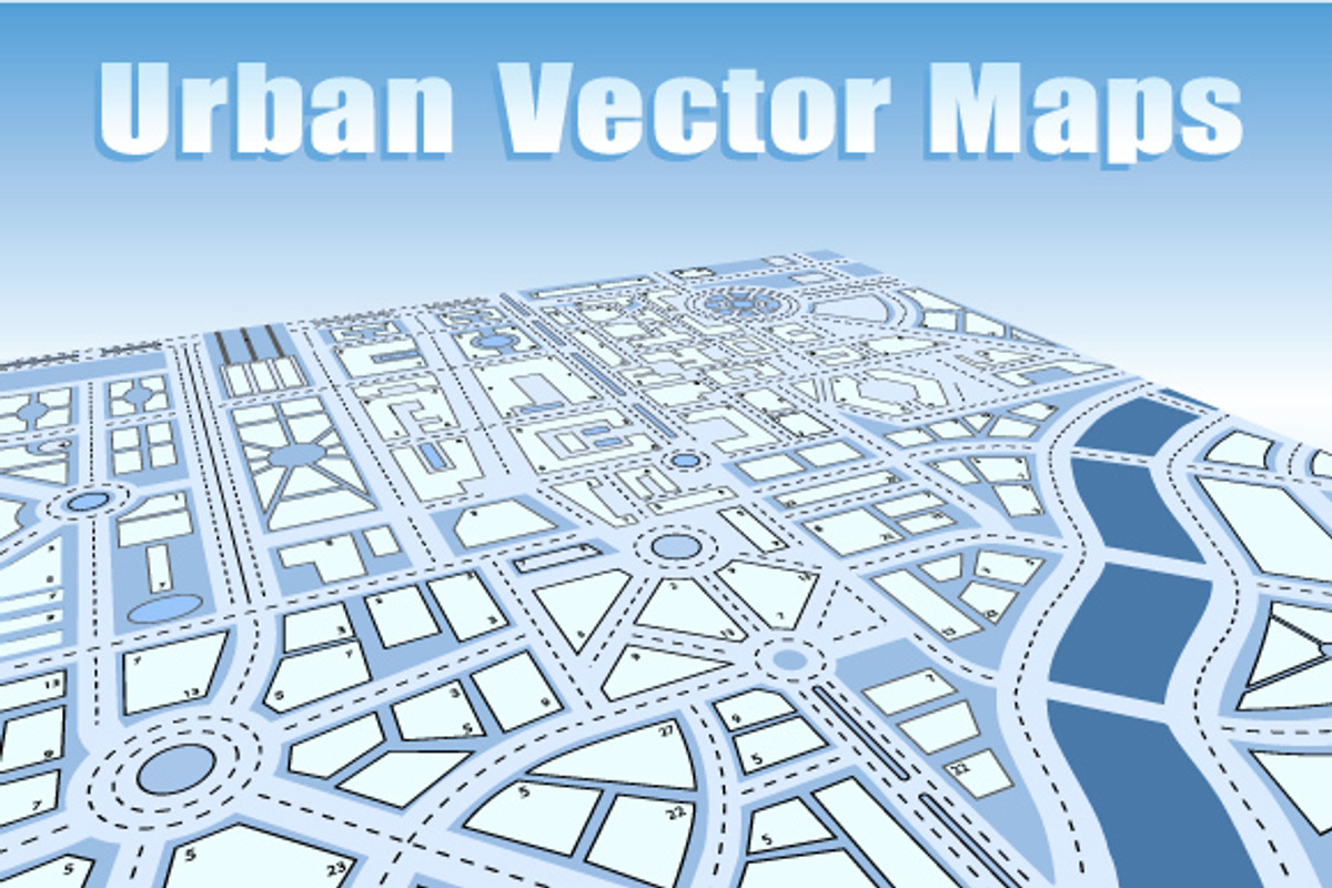Set Urban Vector Maps