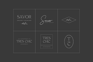 Minimal Logo Kit Templates Vol.4