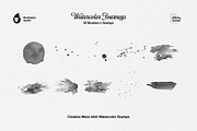 Watercolor Journeys Affinity Brushes, a Brush Add-On by brushapes.com (Thumbnail 6 of 11)