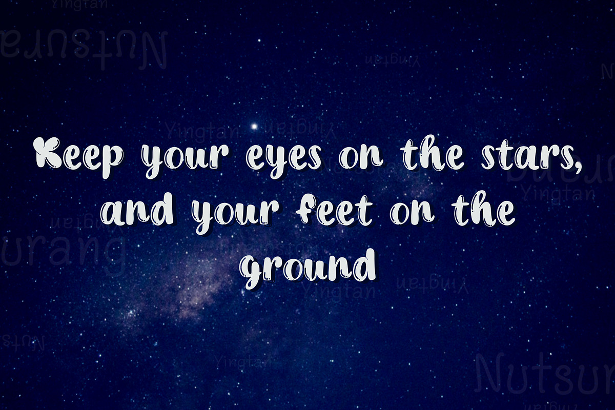 North Star Font, a Handwritten Font by N Nakorn Creative (Photo 10 of 10)