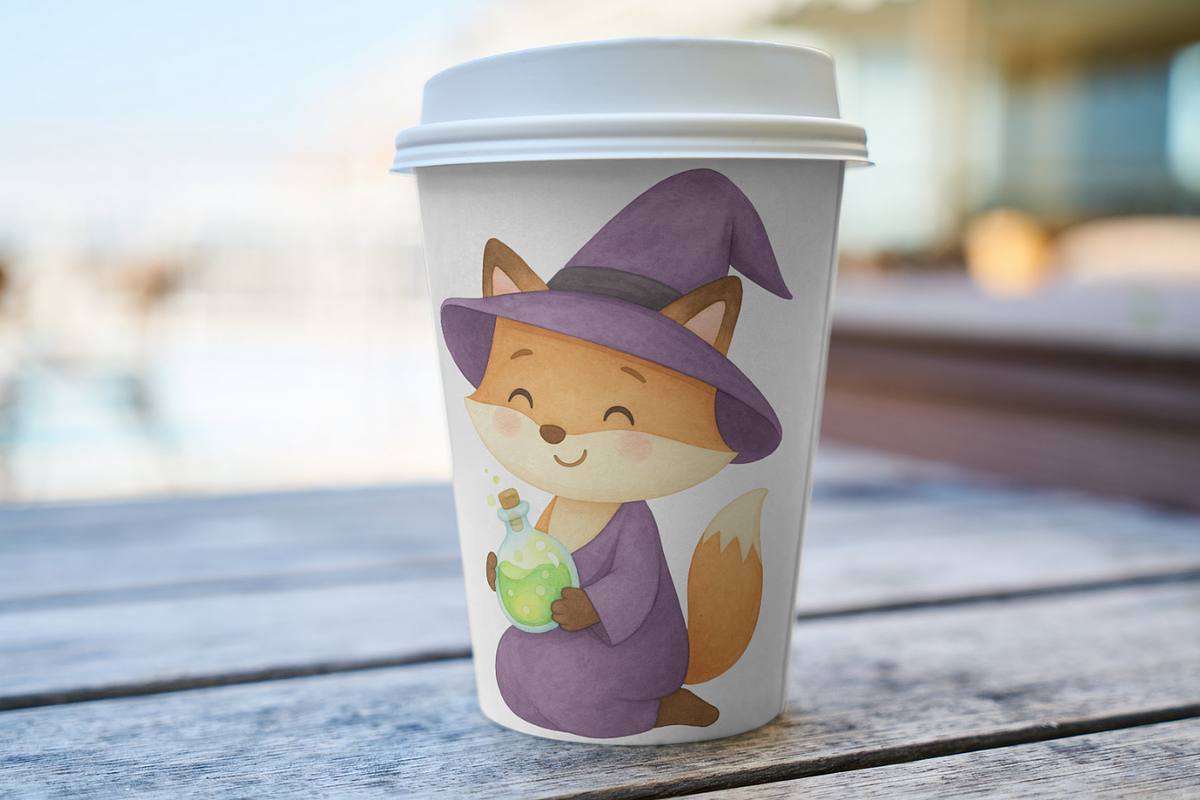 Watercolor Witch Clipart Set, a Seasonal Illustration by PassionPNGcreation (Photo 7 of 9)