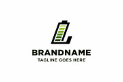 Letter L Battery Modern Logo, a Branding & Logo Template by Pray Art Design Studio (Thumbnail 1 of 2)