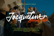 Jacqueline Brush Urban Font, a Script Font by Rocket Template (Thumbnail 1 of 15)