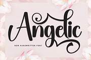Angelic | Script Font, a Handwritten Font by Scratchones (Thumbnail 1 of 9)