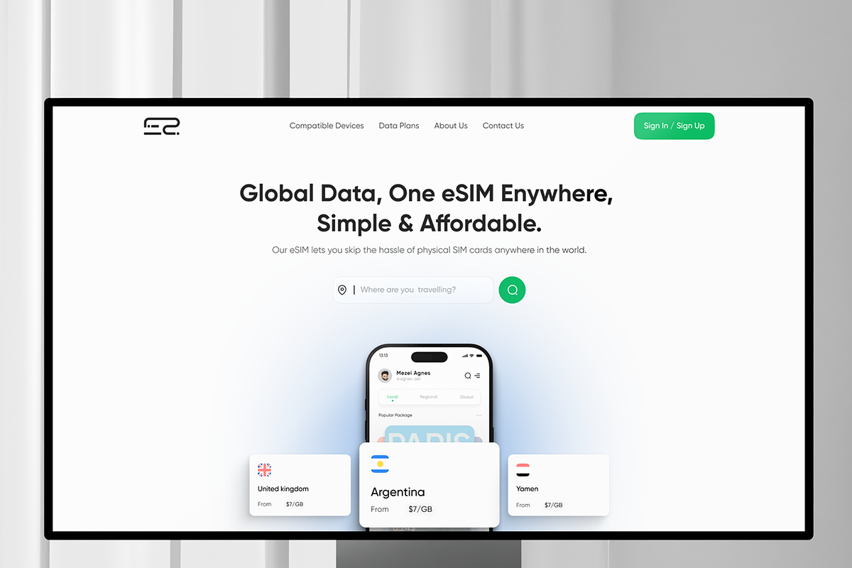 eSIM Website Ui/Ux Kit – Travel eSIM, a Landing Page Template by Soulfuldesignstudio (Photo 9 of 9)