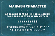 Wahweh a Bold Rough Font, a Sans Serif Font by Bayuktx (Thumbnail 6 of 7)