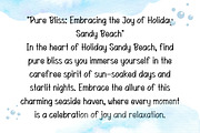 Holiday Sandy Beach - Handwritten, a Handwritten Font by Charmingbear59.design (Thumbnail 4 of 5)