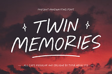 Twin Memories - Casual Handwritten