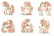 Whimsical Mother's Day Horse Clipart, an Illustration by Designworld (Thumbnail 4 of 8)