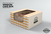 Cake Window Box Packaging Mockup, a Packaging Mockup by INCDesign (Thumbnail 4 of 6)