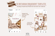 50 Instagram Post Canva Templates, a Social Media Template by With Love Monique (Thumbnail 4 of 14)