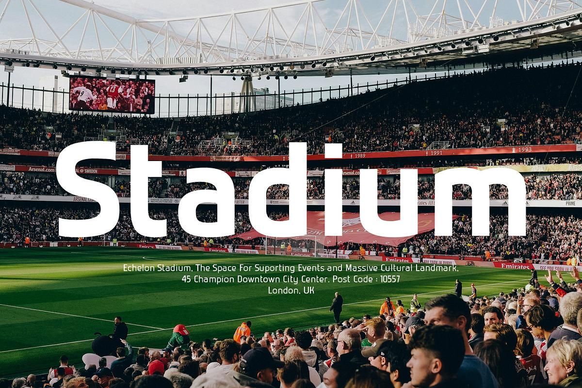 Emirates Essentials Font, a Sans Serif Font by Glyphminds Studios (Photo 8 of 10)