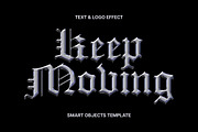 Chrome Text & Logo Effect, a Brushes & More by Design Squad (Thumbnail 1 of 3)