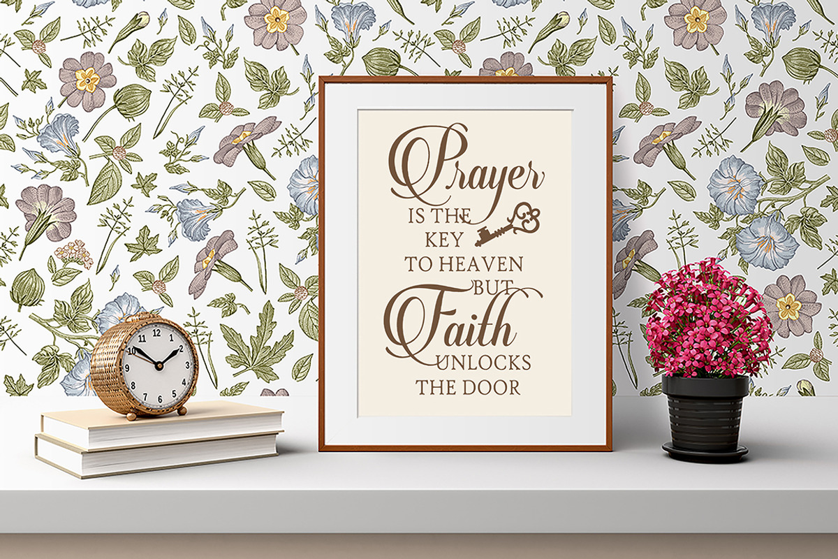 3 Wedding Cards + Seamless Pattern, a Pattern Graphic by Vintage (Photo 8 of 15)