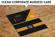 Clean Corporate Business Card, a Business Card Template by Magoo Studio (Thumbnail 1 of 5)