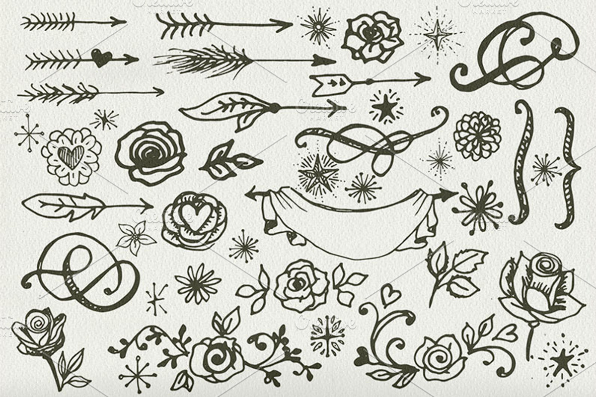 *200* Valentine's day elements, a Decorative Illustration by ARSCOR (Photo 6 of 7)
