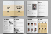 Conference Agenda Template Brochure, a Brochure Template by MightyDesign (Thumbnail 3 of 6)