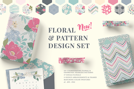 Floral & Pattern Design Set