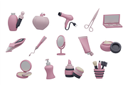 3D Beauty & Cosmetics Pack, an Object 3D Model by Dudukbersama (Thumbnail 2 of 3)