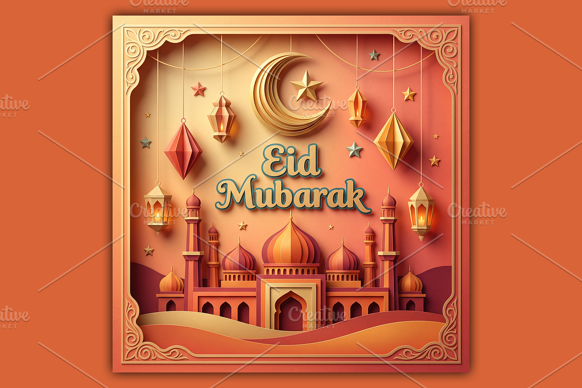 Eid Mubarak Illustration, a Holiday Photo by microtasker (Photo 1 of 2)