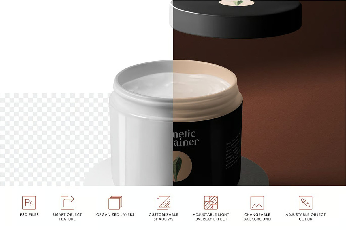 Jar Mockup, a Packaging Mockup by megostudi0 (Photo 7 of 7)