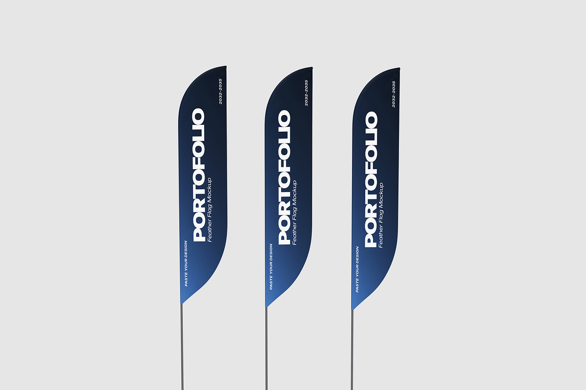 Feather Flag Mockup, an Advertising Mockup by AnasStudio (Photo 5 of 5)