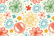 Decorative floral patterns set, a Pattern Graphic by Silmen (Thumbnail 3 of 4)