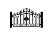 Ornate Wrought Iron Gate Vector Bund, an Illustration by Designs_River (Thumbnail 23 of 47)