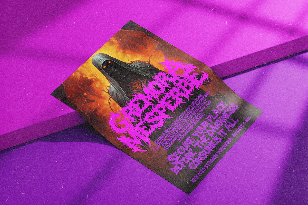 AEGON SHADOW — Black Metal Font, a Blackletter Font by Enxyclo Studio (Photo 6 of 15)