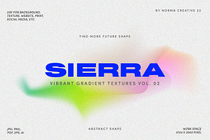 Sierra Vibrant Gradient Textures