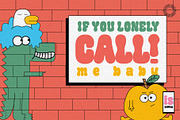 Bonquella - Fat & Fun, a Sans Serif Font by Setara Langit CreativeStd (Thumbnail 2 of 6)