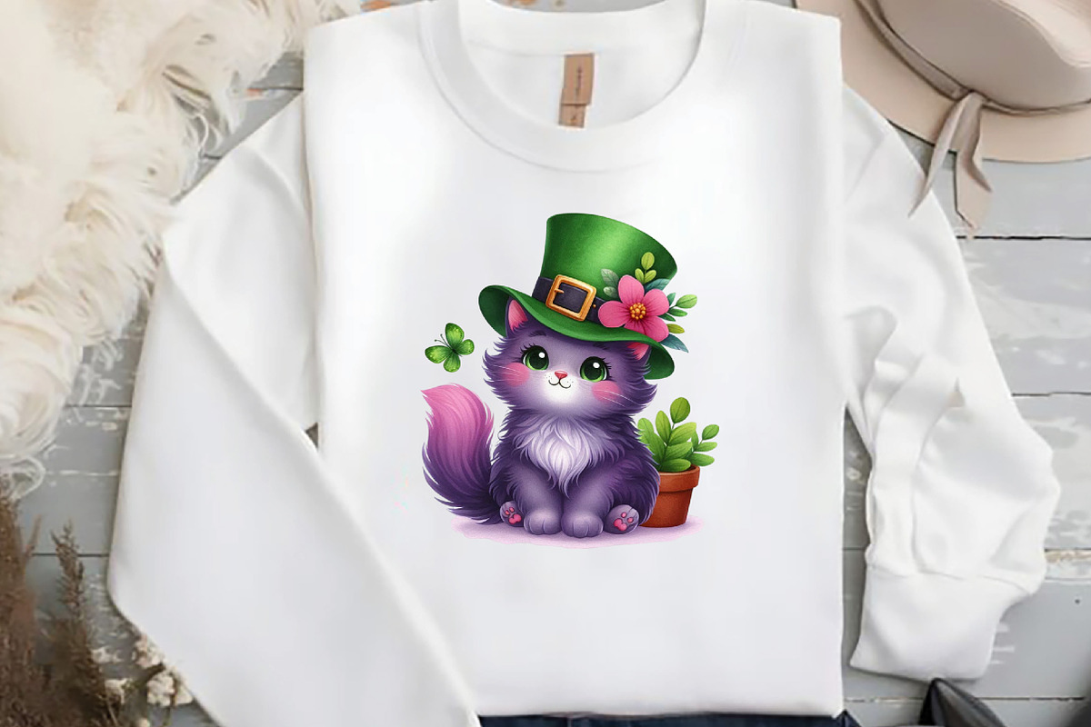 Purple St Patrick's Day Clipart, an Illustration by DreamCafeArt (Photo 4 of 5)