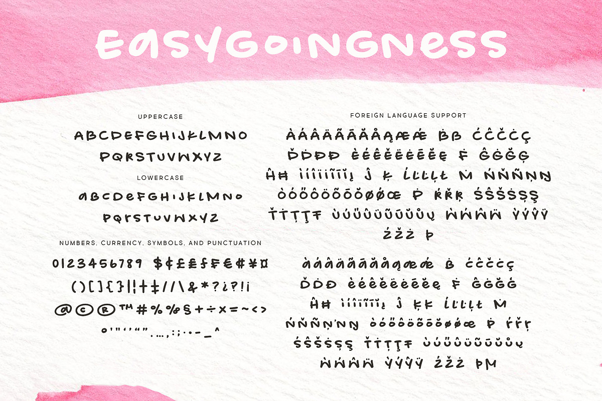 Easygoingness, a Font by Brittney Murphy Design (Photo 2 of 3)