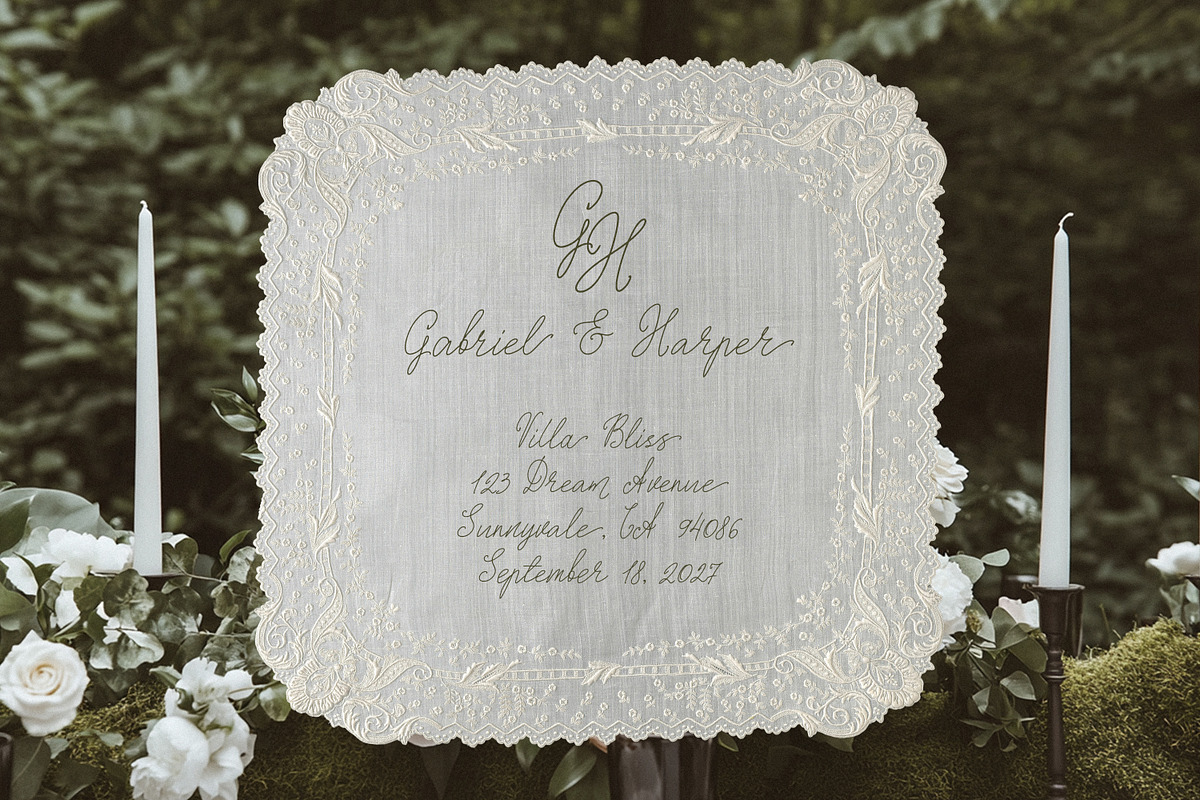 Atelier Royal Elegant Wedding Font, a Script Font by AnMark (Photo 2 of 20)