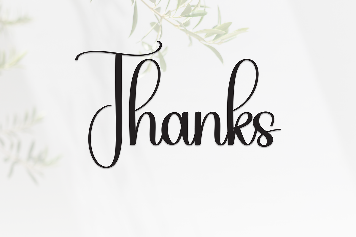 Thankful | Script Font, a Handwritten Font by Scratchones (Photo 9 of 9)