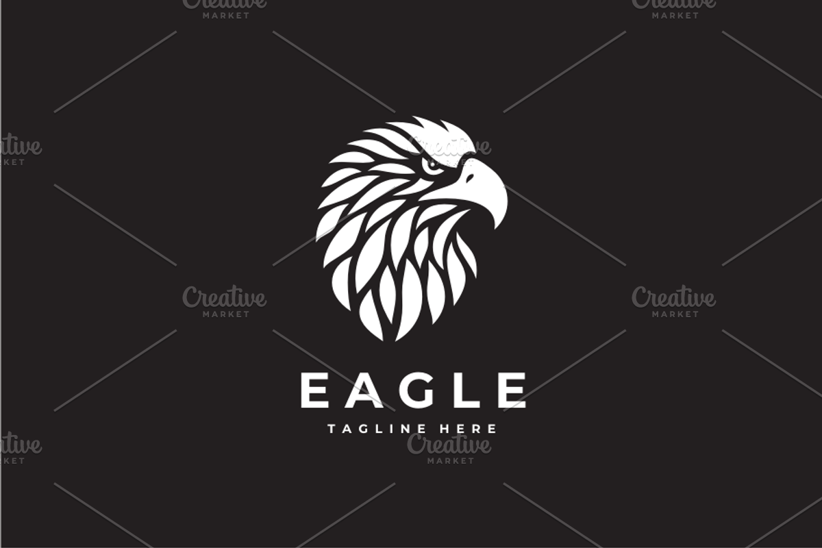 Colorful Eagle Head Logo Template, a Branding & Logo Template by yopie (Photo 3 of 4)