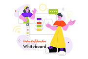 10 Online Whiteboard Tools, a Work Illustration by denayunebgt (Thumbnail 4 of 4)